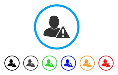 Kullanıcı hata yuvarlak simgesi