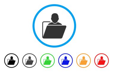 Kullanıcı klasörü yuvarlak simge