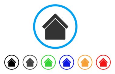 Ev yuvarlak simgesini