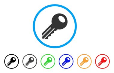 Anahtar simgesi yuvarlak