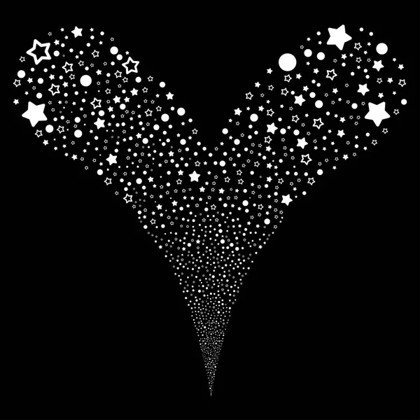 Konfeti yıldız çeşme dere