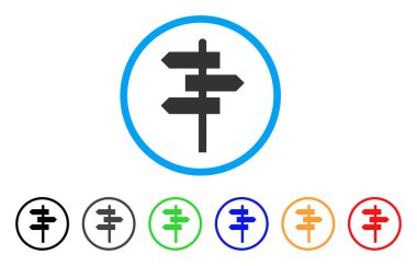 Yol işaretçi yuvarlak simgesi