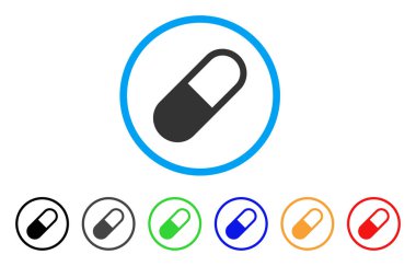 İlaç granül yuvarlak simge