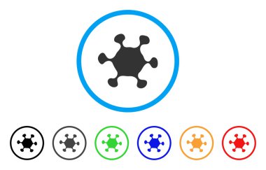 Parazit hücre yuvarlak simgesi