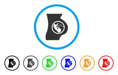 Gebelik yuvarlak simge