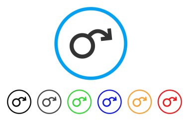 Cinsel iktidarsızlık yuvarlak simge