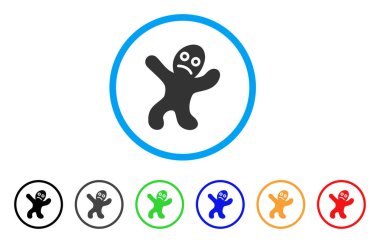 Hasta kişi yuvarlak simge