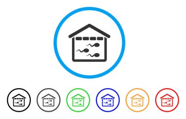 Sperm Bankası simgesi yuvarlak