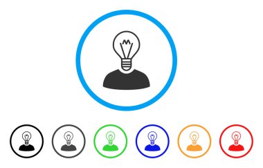 Ampul mucit yuvarlak simge