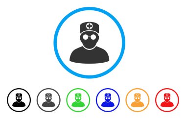 Doktor yuvarlak simge