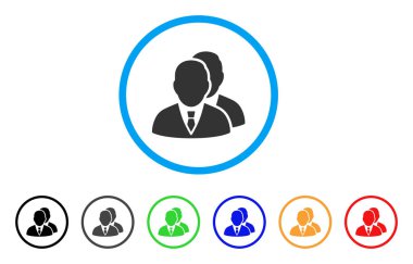 Yöneticileri simgesi yuvarlak