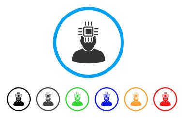 Nöro arabirim simgesi yuvarlak