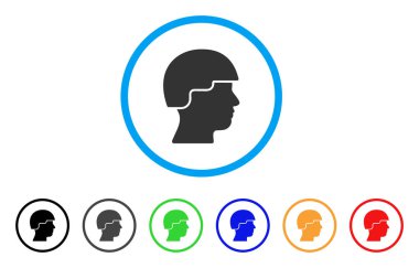 Asker yuvarlak simge