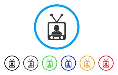 TV haber simge yuvarlak