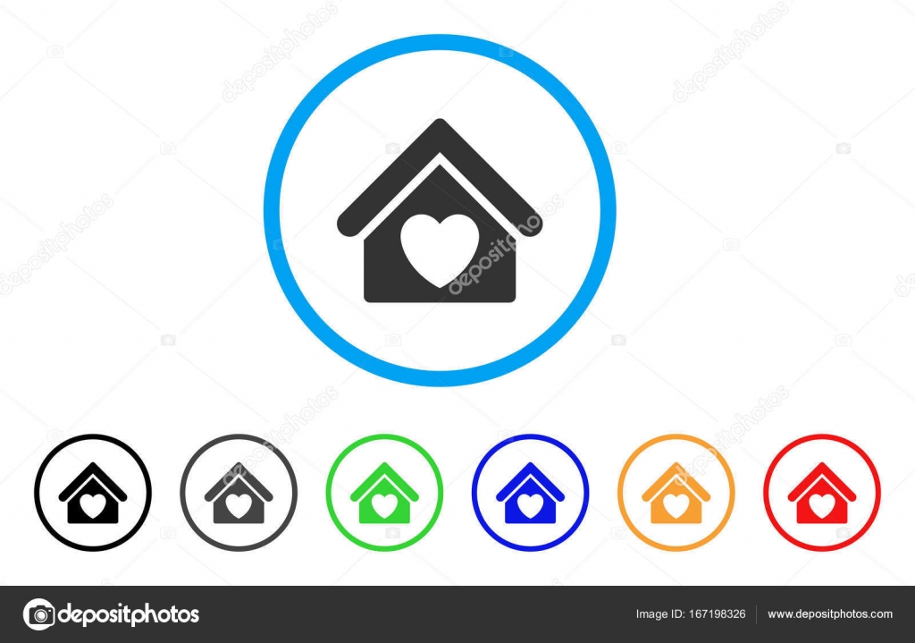 Cuidados paliativos ícone arredondada — Vetores de Stock © ahasoft