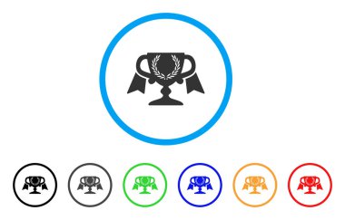 Başarı Ödülü Kupası yuvarlak simgesi