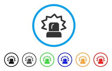 Alarm yuvarlak simge