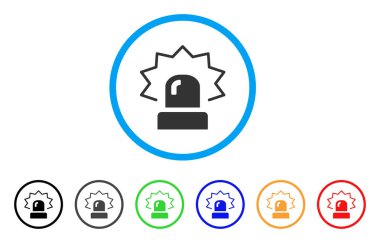 Alarm yuvarlak simge