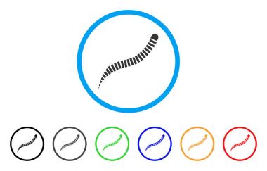 Halkalı solucan yuvarlak simge