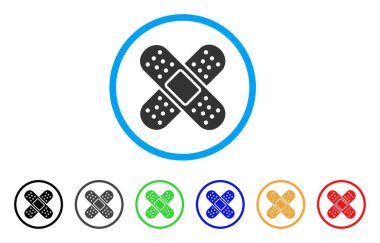 Bandaj yuvarlak simge