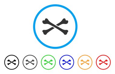 Kemikleri yuvarlak simge