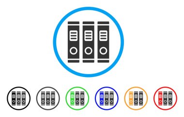 Kitaplar yuvarlak simge