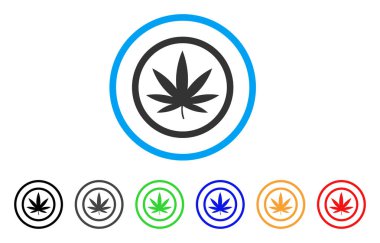 Esrar yuvarlak simge