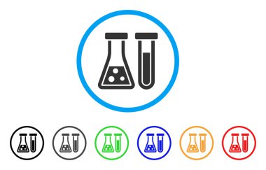 Kimya yuvarlak simge