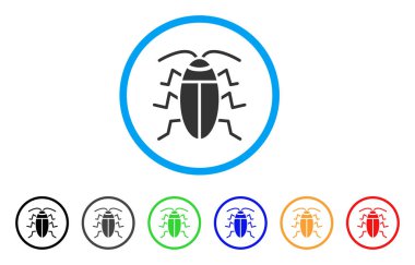 Cucaracha yuvarlak simge