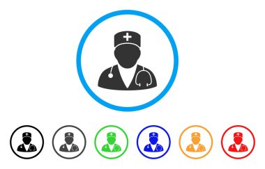 Doktor yuvarlak simge