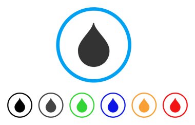 Yuvarlak simge damla