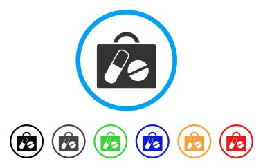 Uyuşturucu davası simgesi yuvarlak