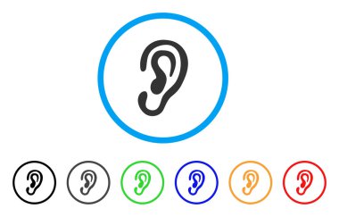 Kulak yuvarlak simge