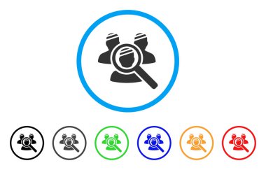 Hastalar yuvarlak simge keşfetmek