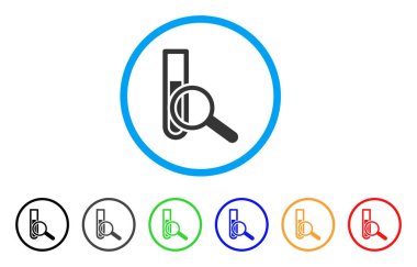 Yansımalar yuvarlak simge keşfetmek