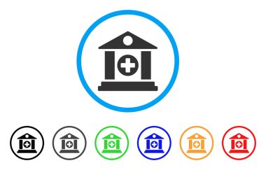 Hastane yuvarlak simge