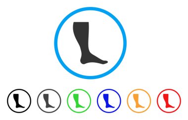 Bacak yuvarlak simge