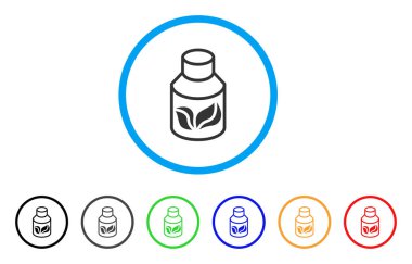 Yuvarlak simge doğal ilaçlar