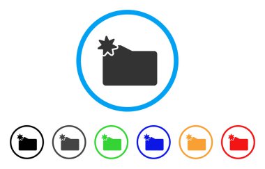 Yeni klasör yuvarlak simgesi