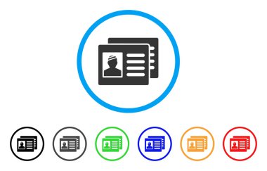 Hasta kartları yuvarlak simge