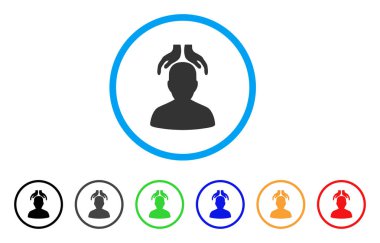 Psikiyatri eller yuvarlak simge