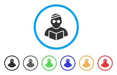 Hasta öğrenci yuvarlak simge