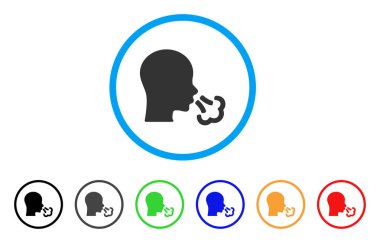 Yuvarlak simge hapşırma