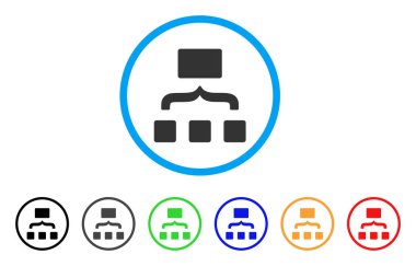 Düzeni yuvarlak simge