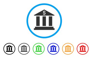 Banka Binası simgesi yuvarlak