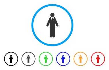 Katip yuvarlak simge