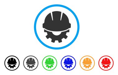 Kalkınma yuvarlak simge