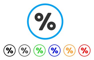 Yüzde yuvarlak simge