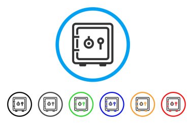 Güvenli yuvarlak simge