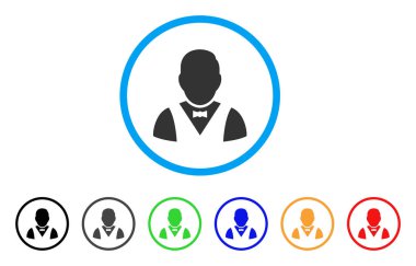 Garson yuvarlak simge